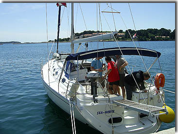 Unser Schiff - eine Gibsea 43